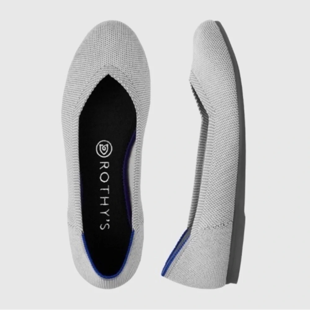 Rothy's Flax the flat round toe ballet flats size 8.5